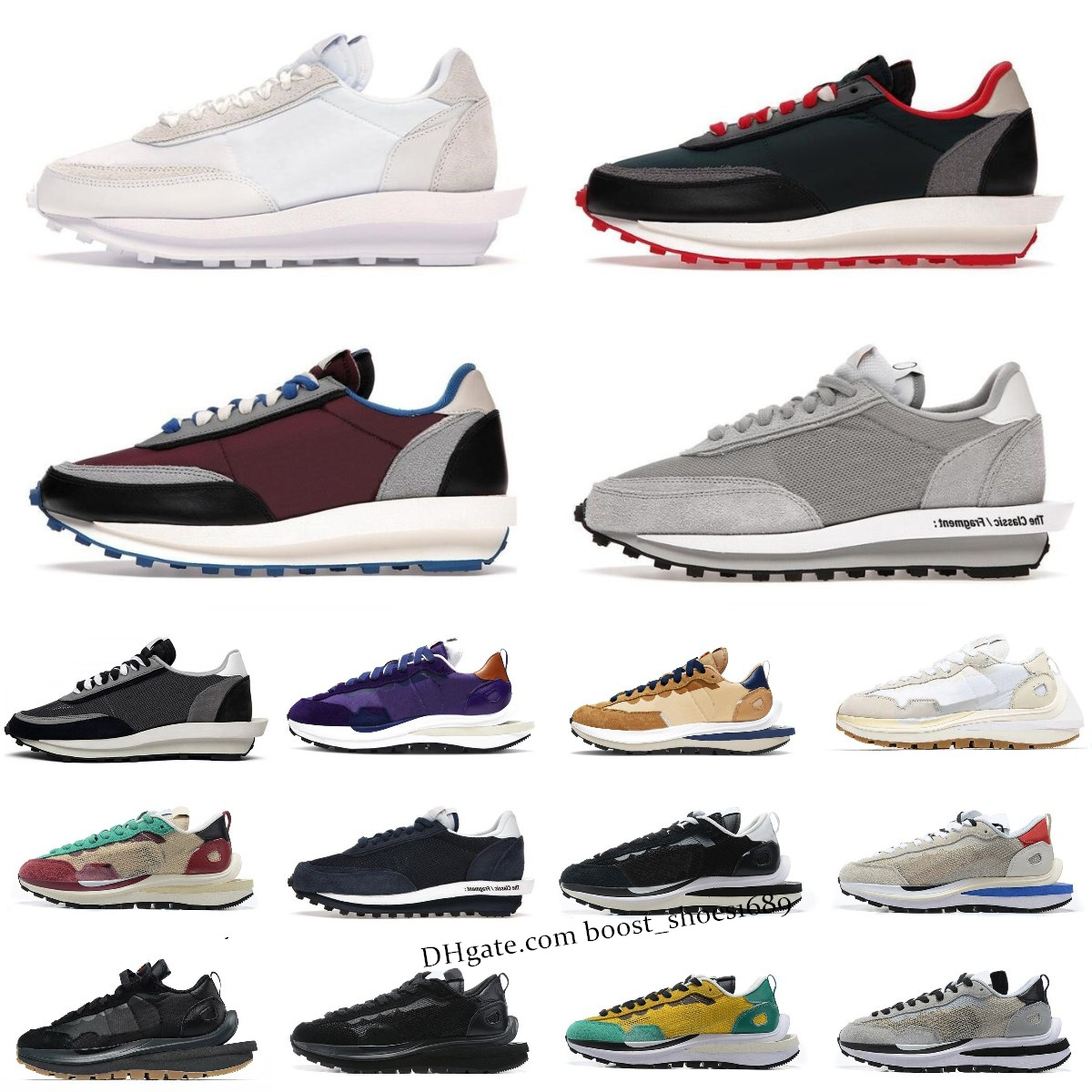 

Men womenS Running Shoes Summit White Nike LD Waffle Daybreak Fragment Blue Void Wolf Grey Bright Citron Royal Red Green Gusto Black Nylon Orange Blaze Sneakers, Box