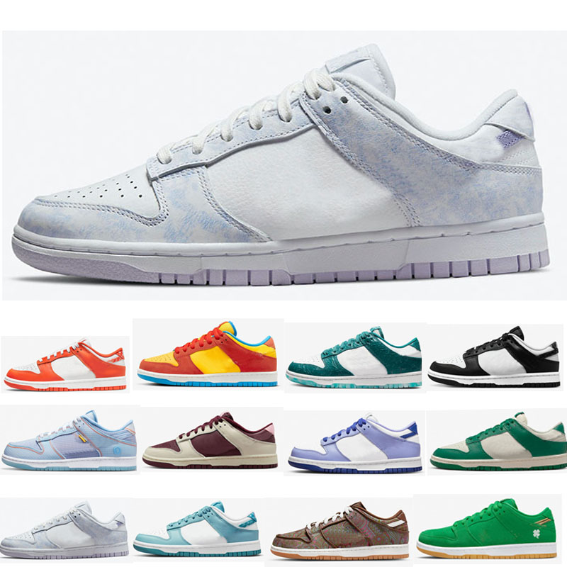 

Running Shoes Low Black White Reverse Panda Next Nature Lilac Grey Fog Malachite Team Red Kentucky UNC Syracuse Paisley Men Women Sneaker Runners Trainers, 027