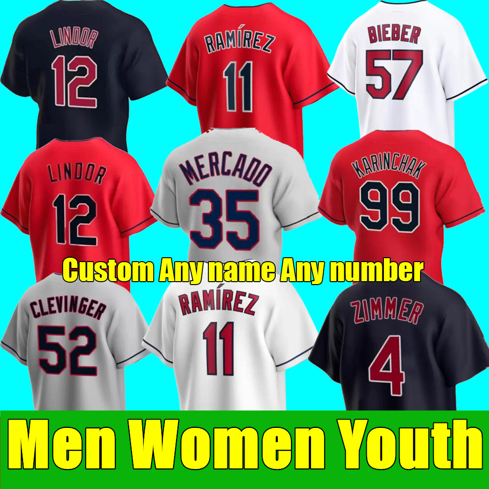 

2023 Custom Cleveland Jose Ramirez Jersey Harold Amed Rosario Jim Guardians Thome Ricky Vaughn Franmil Reyes Shane Bieber Tyler Naquin Logan Allen Gimenez Daniel, As shown in illustration