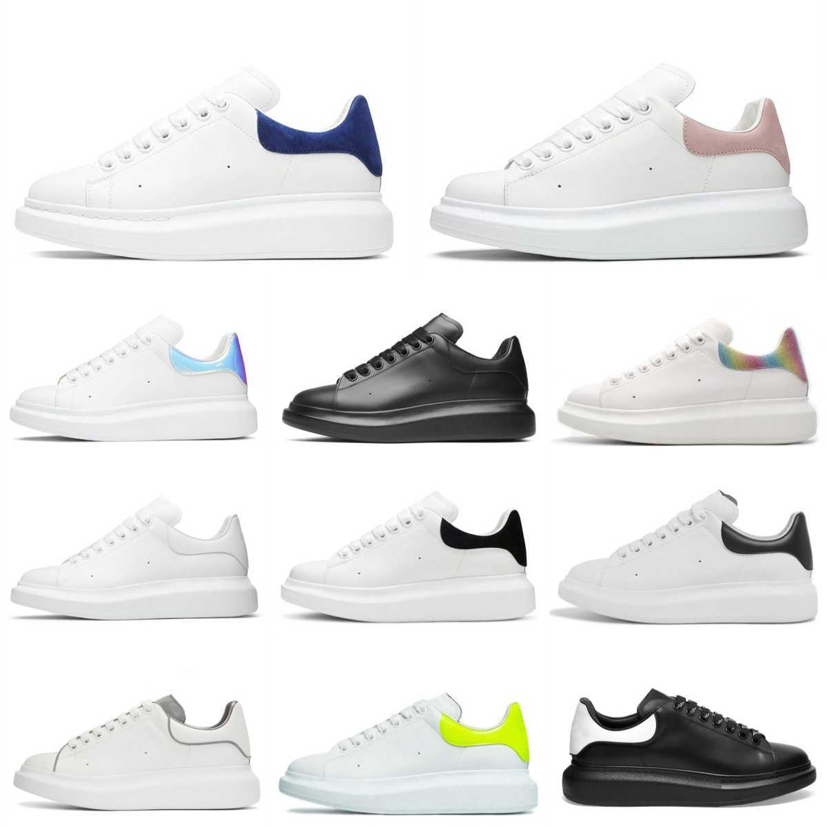 

Designers Oversized Sports Shoes White Black Leather Velvet Espadrilles Trainers Mens Women Flats Lace Up Platform Increased Alexander Mc Queen Mcqueen Sneakers, Please contact us
