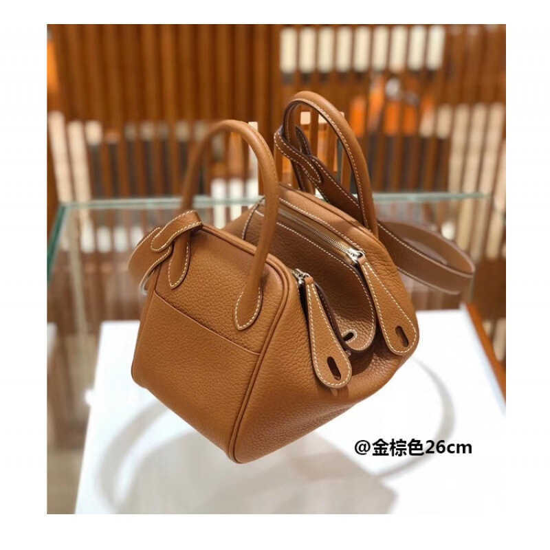 

Women's Original Designer Luxury Bags bag 2023 new Lindys mini pillow leather fashion one-shoulder messenger doctor 5 T6BO, Elephant gray gold metal long shoulder
