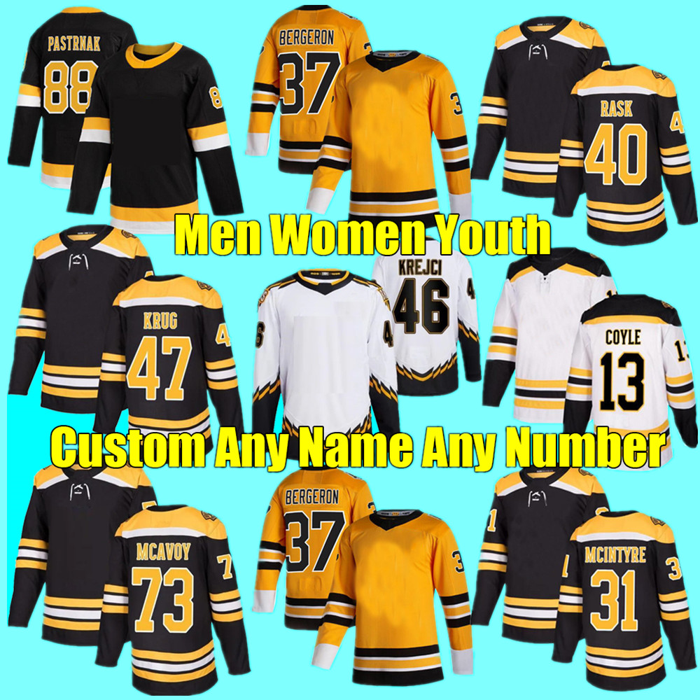 

2022-23 New Reverse Retro jersey Boston TAYlOR HALL BOSTON DAVID PASTRNAK BRUINS HAMPUS LINDHOlM JACK STUDNICKA NICK CHARLIE COYLE CRIAG SMITH FREDERIC, As shown in illustration