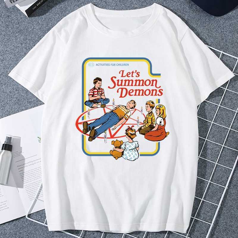 

Designer Men And Womens T-shirt Cartoon Print Tops Plus Size Xs 3xl 4xl Tee, 51yao168-white