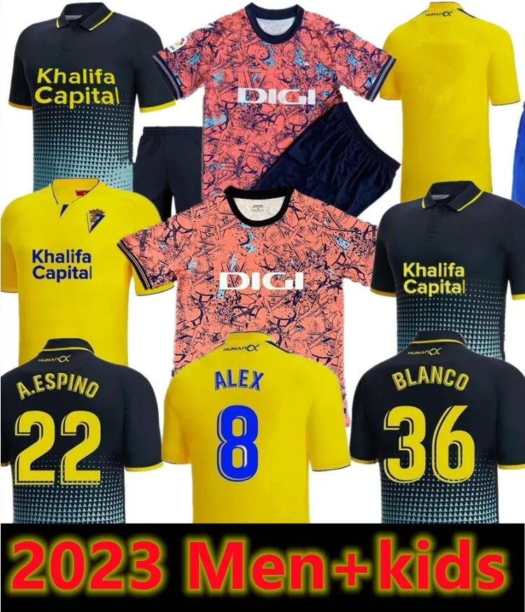 

Cadiz 22 23 Soccer Jerseys CF Home Away Alex Negredo A.Espino OSMAJIC A.NEGREDO Lozano A.PEREA 2022 2023 Camiseta De Futbol Mabil Zaldua Men Football Shirts Kids Kits, Special
