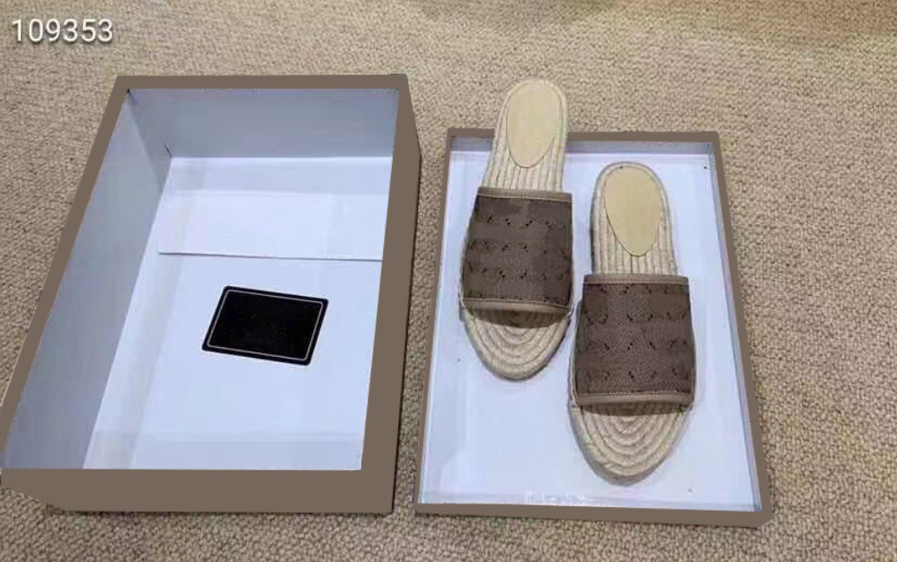 

Women's slippers Genuine leather Espadille stripe natural hemp rope woven sole Fisherman's sandals Canvas outdoor beach flat shoes Comfortable and easy, 7#