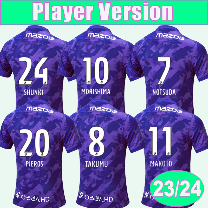 

23 24 Sanfrecce Hiroshima Player Version Soccer Jerseys MORISHIMA EZEQUIEL SHUNKI AOYAMA NOTSUDA Home Purple Football Shirt Short Sleeve Uniforms, Qy130148 2023 home no patch