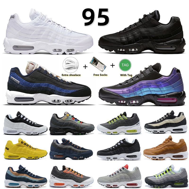 

Designer Mens 95s Running Shoes Max 95 Triple Black White Laser Fuchsia Obsidian Running Club Photo Blue Navy Era Grey Orange Michigan Men Trainer sneakers, Customize