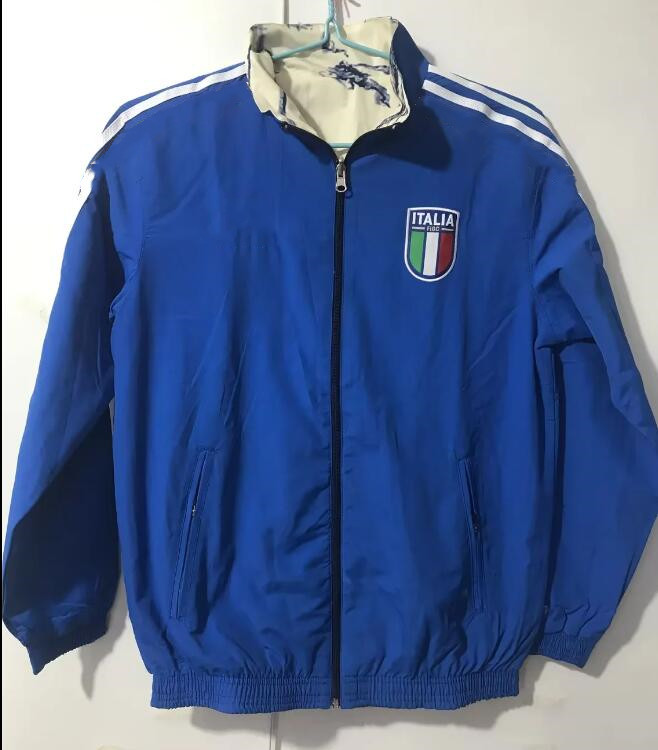 

2023 ItalyS double-sided Hooded Windbreaker National team football tracksuits 23/24 ITALIA VERRATTI CHIESA BARELLA CHIELLINI Long Sleeve jacket Full zip jackets
