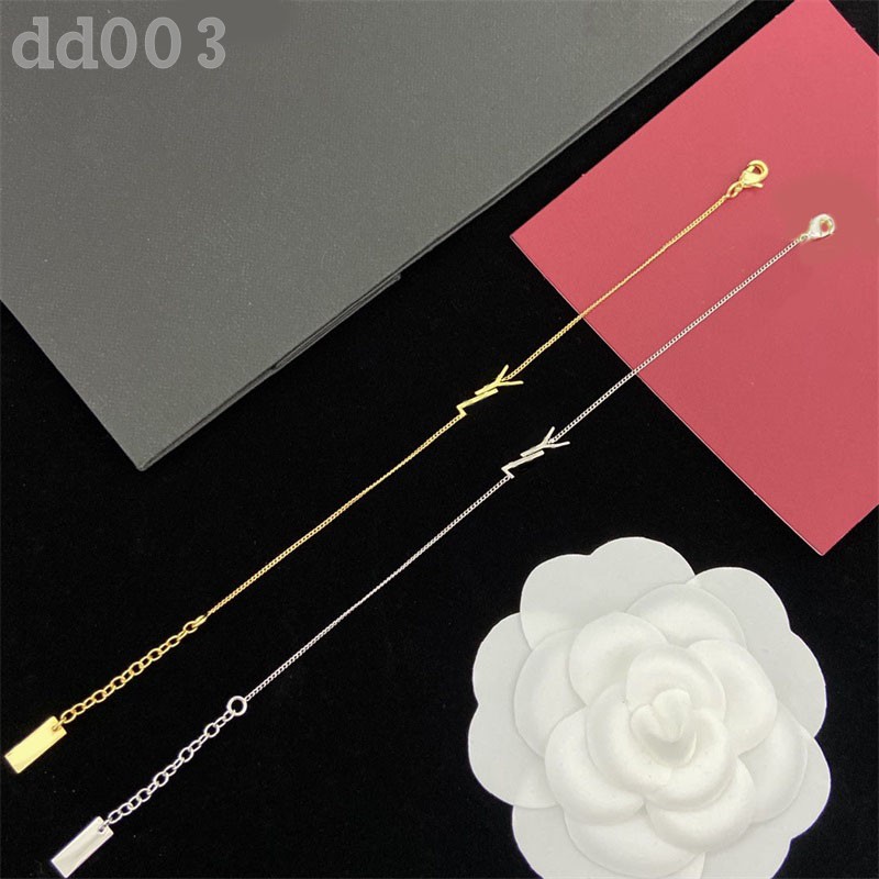 

Mens bracelet chain charms Bracelets Designer for Women evening classic accessories fashion jewellery center letter designer bracelet homme cjeweler ZB018 Q2