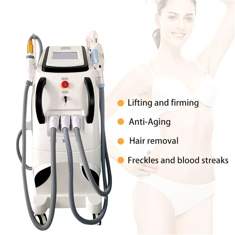 

Laser Machine 3 in 1 808nm Diode laser machine hair RF IPL ND YAG Q-Switch 755 1320 532 1064NM Picosecond Tattoo Removal Mahine
