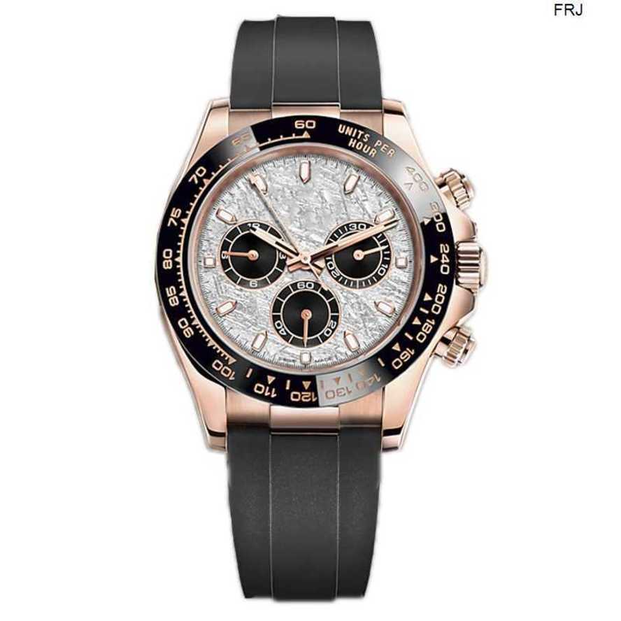 

Designer Watches Rolax Mens Watch Mechanical 41mm Rubber Auto Mechanical with Box Three Eyes Sapphire Swim Luxury Wristwatches Frj, Tool