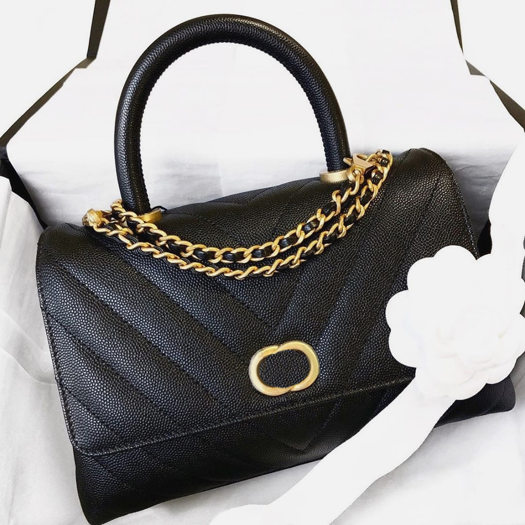 

Fashion tote Wholesale bag hobo cc 2022 Luxury designer Cross Body womens handbags pochette large weekend basket top handle shopping beach casual Genuine Leather, Cf 26cm- red gold