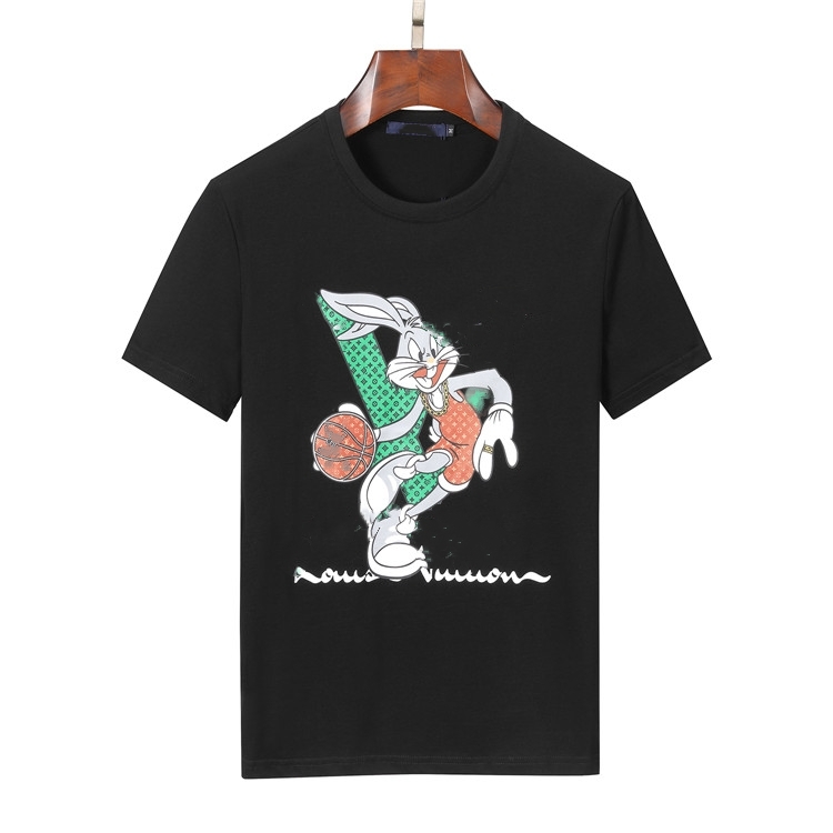 

Fashion designer men's T-shirt casual men's T-Shirts Philip plain shirt with letter printed short sleeve shirt luxury men's hip-hop fashion Asian size M-3XL L93020G, White