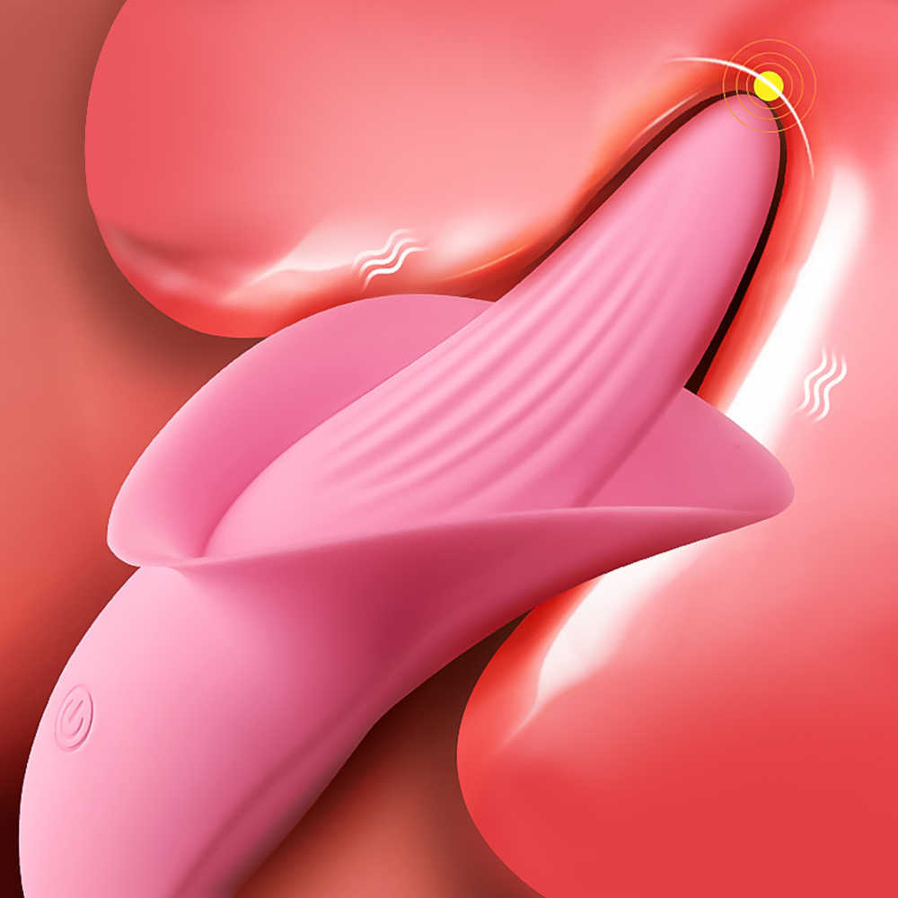

Nxy Vibrators Tongue Licking Vibrator for Women g Spot Clitoris Stimulation Vagina Nipple Massager Female Masturbator Sex Toys for 230310
