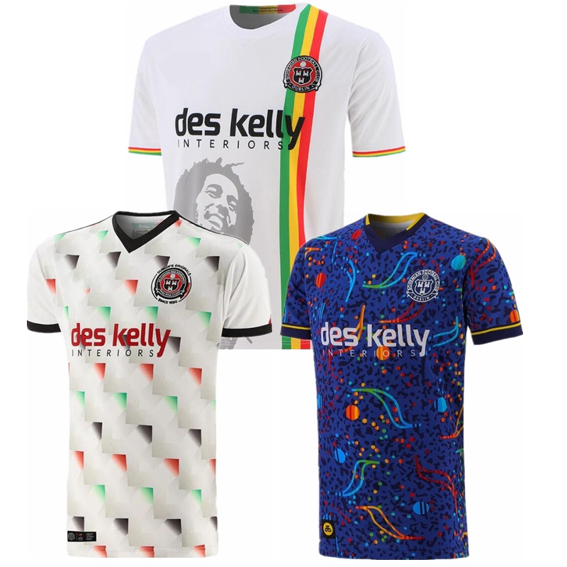 

Bohemian FC 2023 Soccer Jerseys 23 24 Palestine Away Bob Marley Dublin Bus Bohemians Special Football Shirt camiseta de futbol maillots foot customize, Red