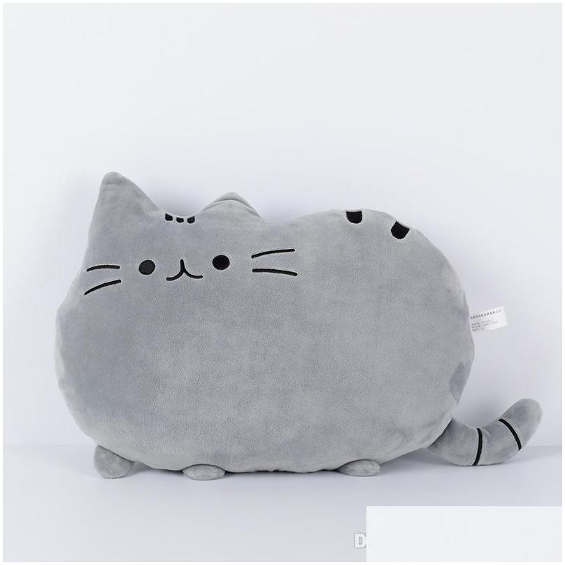 plush cartoon cat pillow cushion cute lazy cat bolster long tail meow star pillow home decoration chunk big cat cushions