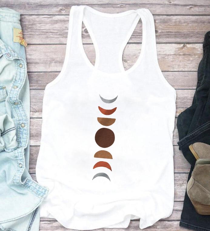 

Women' Tanks Moon Phase Graphic Tank Top For Women Cartoon Boho Phases Cute Summer Casual Womens Clothing M, Sk8561-f5