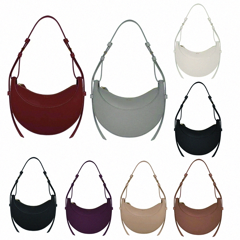 

Numero Dix Half-Moon bag Designer Shoulder Bags Women Polene Handbag Genuine Leather Bags Fashion Clutch Tote France Luxury No10 Zip Closure Satchel Crossbody Purse, Customize