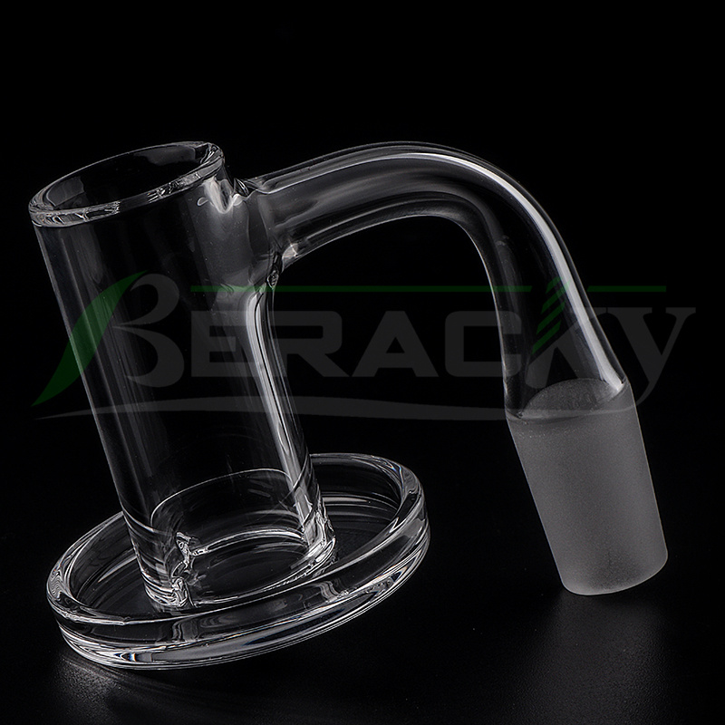 

Beracky Full Weld Smoking Quartz Charmer Banger 20mmOD Fully Welded Beveled Edge Heady Quartz Nails For Glass Water Bongs Dab Rigs Pipes