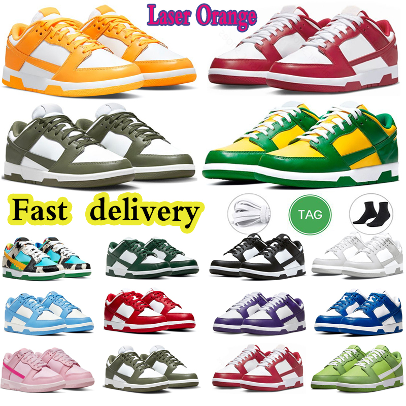 

Men Women Running Shoes Low Skate Panda White Black Rose Whisper Triple Pink Sail Syracuse Malachite Walking Running Flat GAI Casual Sneakers Big Size 36-47, Customize