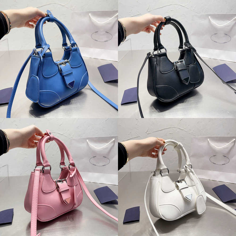 

Shoulder Bags designer bags luxurys designer bag women handbags leather totes Cute Half Moon Hand fashion messenger crossbody bags 221226, Blue