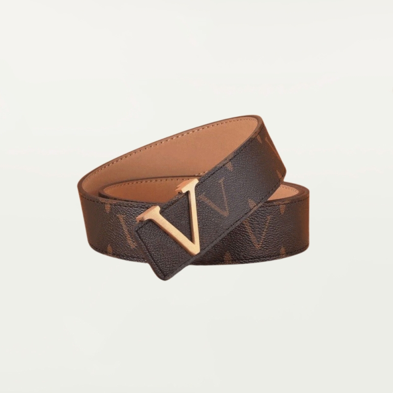 

Men Women Designer Belts Big Gold Buckle Genuine Leather Fashion Belts Classical Strap Ceinture 3.8cm Width No Box
