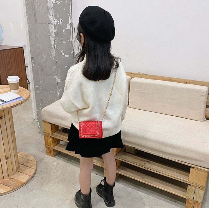 

Cute princess handbag 2023 kids square bag mini children shoulder bags factory supply, Purple