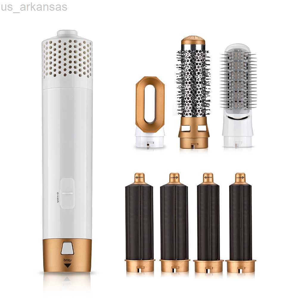 

Curling Irons 7 in 1 Hair Dryer Air Wap Hair Dryer Brush One Step Hair Dryer Volumizer Hot Air Brush Hair Straightening Brush Curling Comb W0310