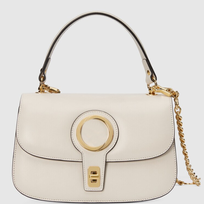 

Blondie Crossbody Bag Women Handbags Purse Genuine Leather Fashion Letters Removable Strap Chain Top Handle Flap Shoulder Bags 22cm