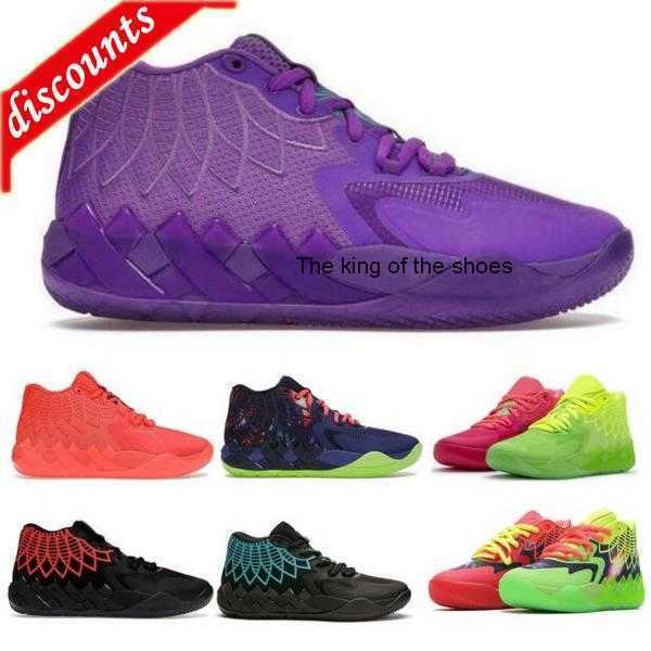 

2023Lamelo shoes Melo MB.01 Ball Men Basketball Shoes MB1 Rock Ridge Red Blast Rick Galaxy Queen Buzz City Volt 2022 Authentic Man Trainers Sneakers Size 40, Sky blue
