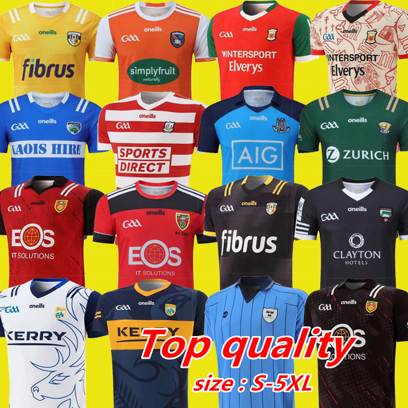 

23 24 Ireland GAA rugby jerseys WEXFORD TIPPERARY GALWAY DUBLIN Gaelic football jersey 2023 LIMERICK CAVAN KERRY TYRONE MAYO MEATH home away shirts size : S-5XL