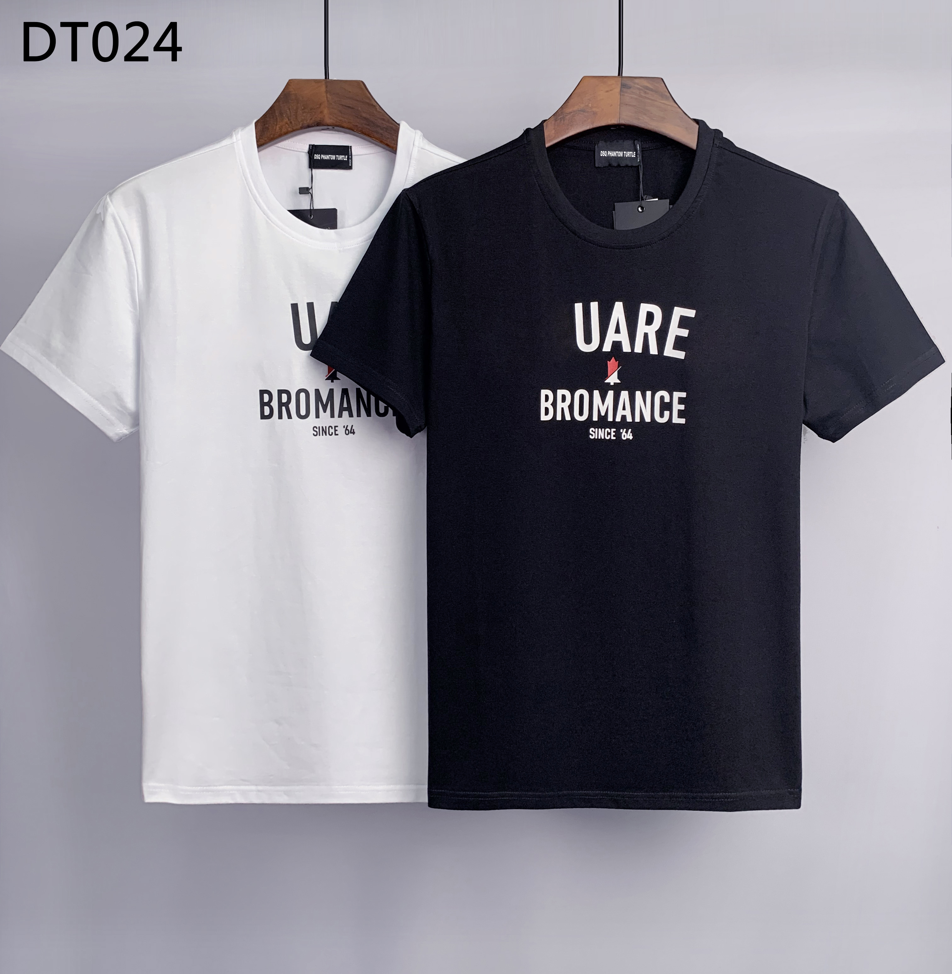 DSQ PHANTOM TURTLE Men's T-Shirts Mens Designer T Shirts Black White Back Cool T-shirt Men Summer Italian Fashion Casual Street T-shirt Tops Pl