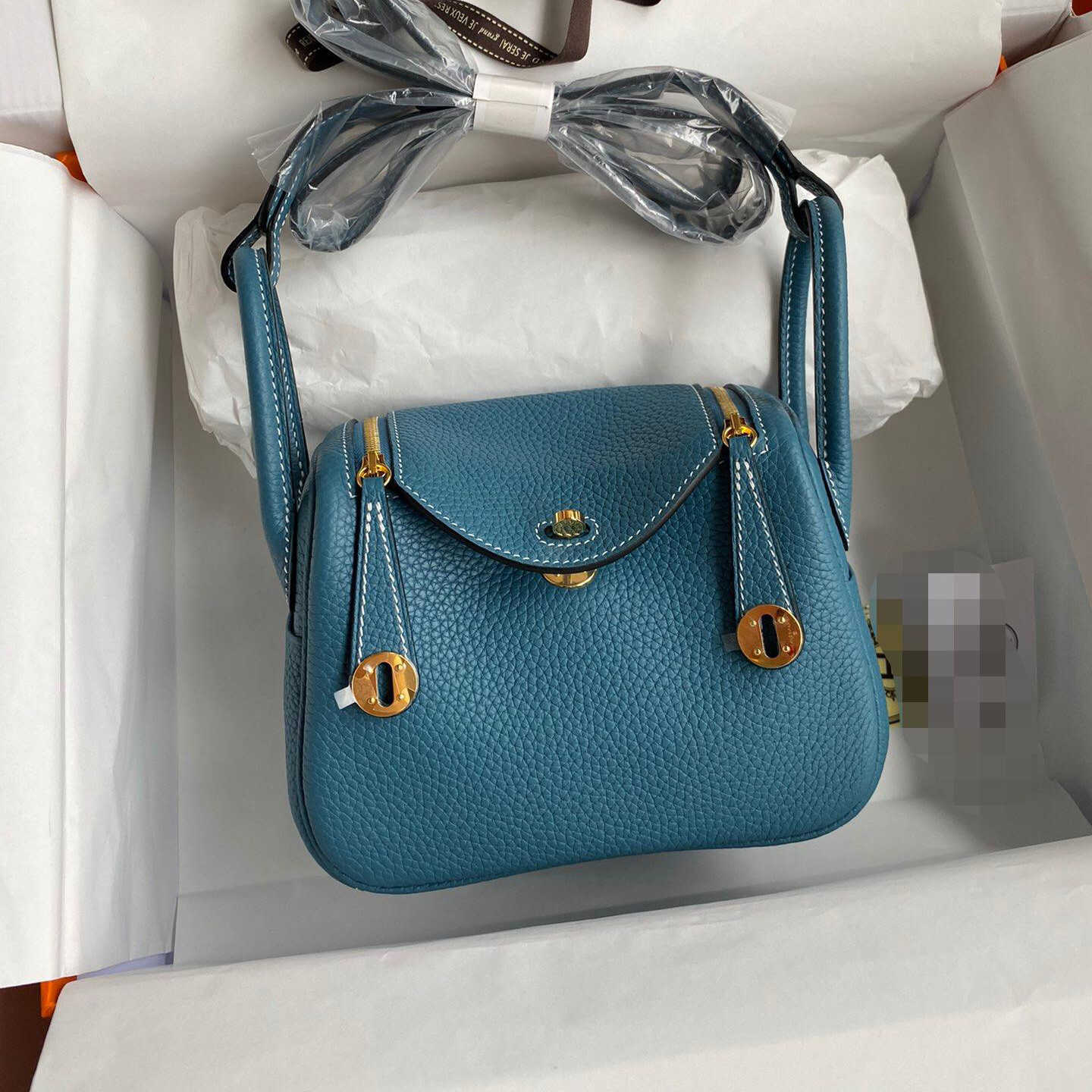 

Bags Original Designer High Luxury order TOGO cow leather mini Lindys bag doctor lychee pillow single shoulder messenger 7 AKH3, 3q pink