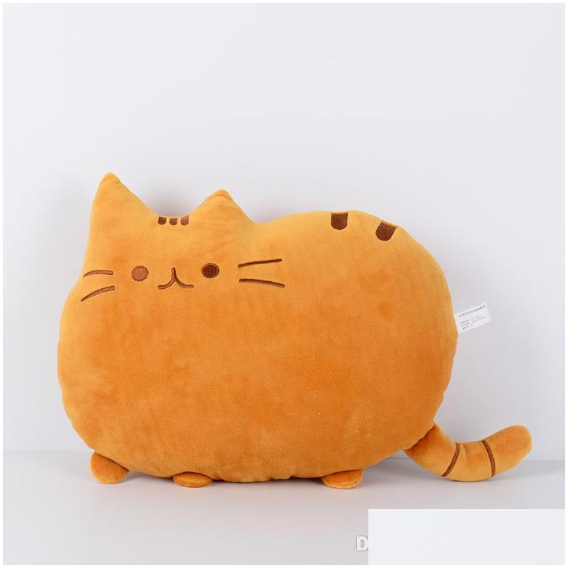 plush cartoon cat pillow cushion cute lazy cat bolster long tail meow star pillow home decoration chunk big cat cushions