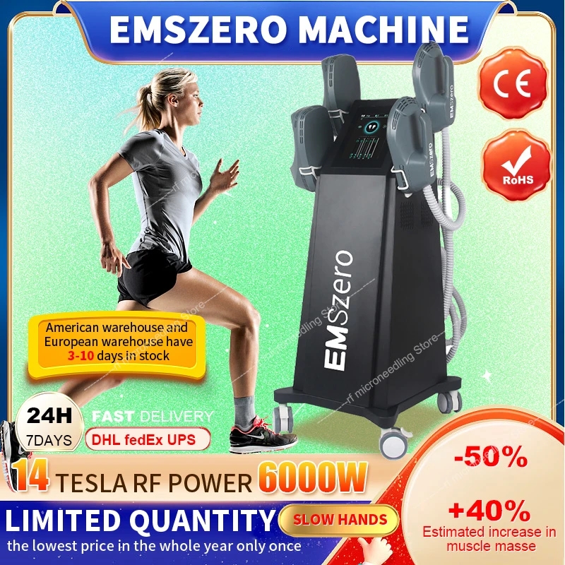 

Emszero NEO 14 Tesla Body Contouring Machine emsslim Hi-emt Body Sculpt Fat Loss With 4 Handles build muscle Pelvic