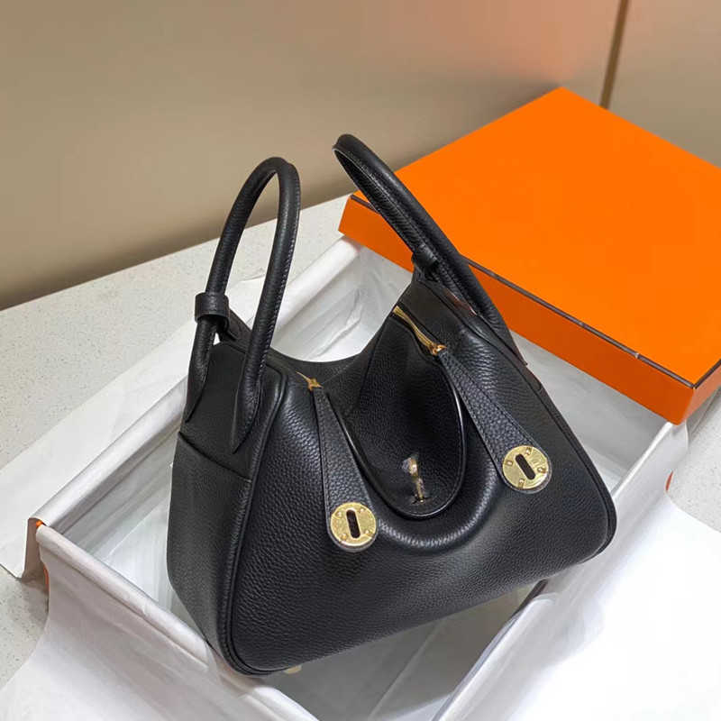 

Designer Original Luxury H Bags family's new 2023 Lindys cowhide mini doctor's bag single-shoulder cross-body portable women's pillow 11 D070, Color 8