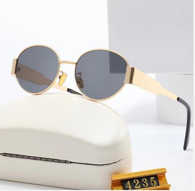 

New Classic Polarized Sunglasses Women Designer 2023 Luxury Alloy Metal Polaroid Tempered Glass Lens Retro Glasses Sun Glasses UV400 gift