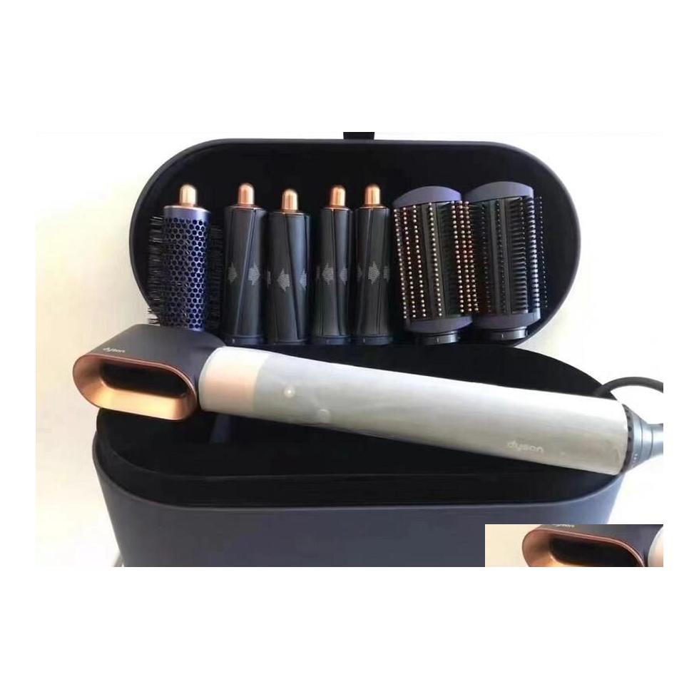 

Curling Irons 8 Heads Hair Curler Dark Blue Mtifunction Styling Device Matic Iron For Normal Hairs Eu/Uk/Us Plug Drop Delivery Produc Dhvqz