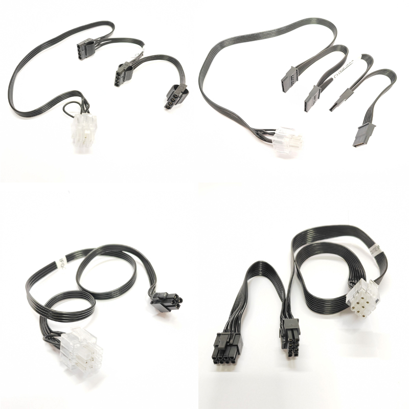 9Pin to 4P IDE Molex SATA GPU PCI-e 8pin CPU 4 Pin Power Cable For Super Flower LEADEX G550 G650 G750 G1000 G1300 Power Module-image-848658867