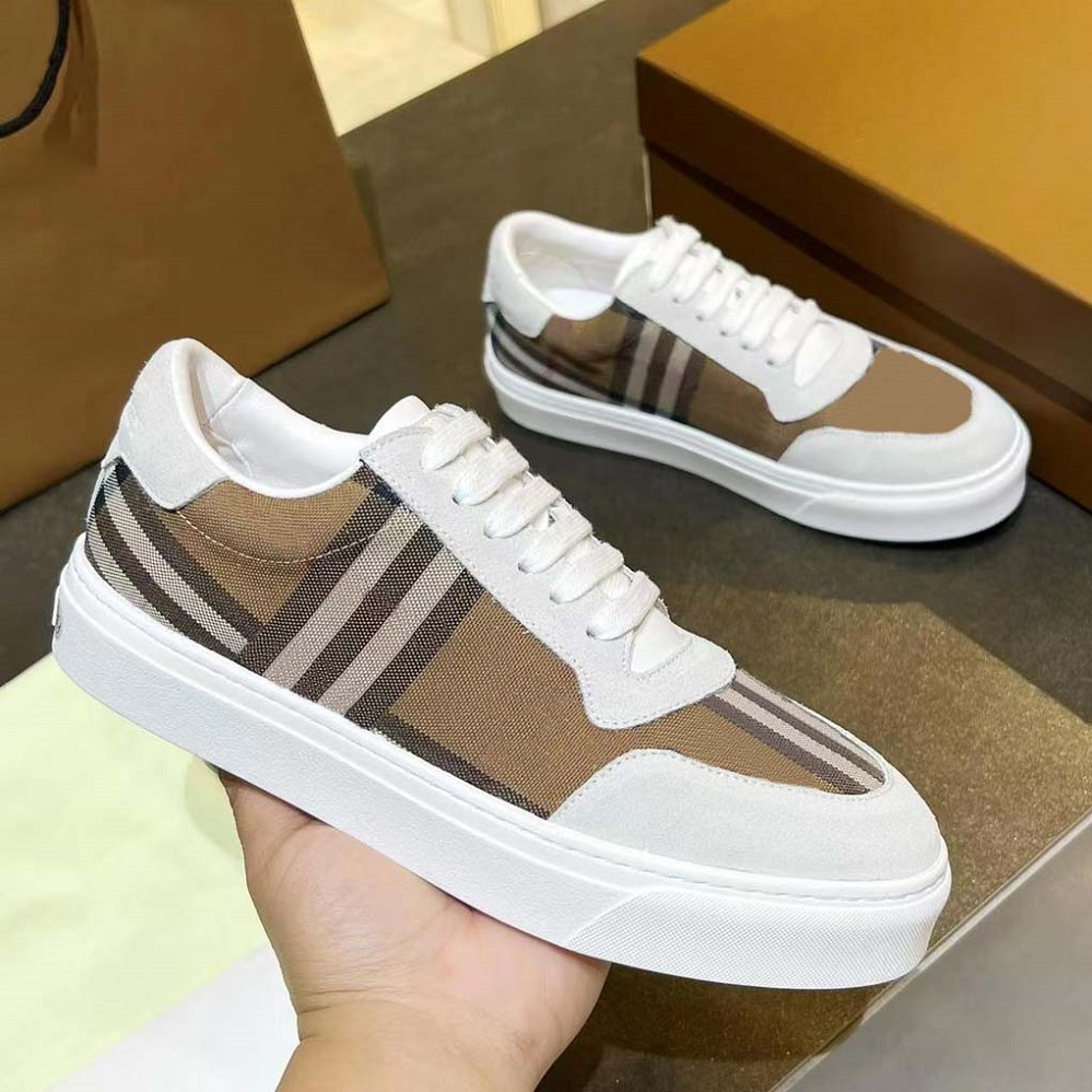 

Designer Men Women Shoes Top Quality Autumn and Winter New Products Classic Plaid Sneakers Cotton Plaid Rubber Outsole Comfortable Lightweight, #8