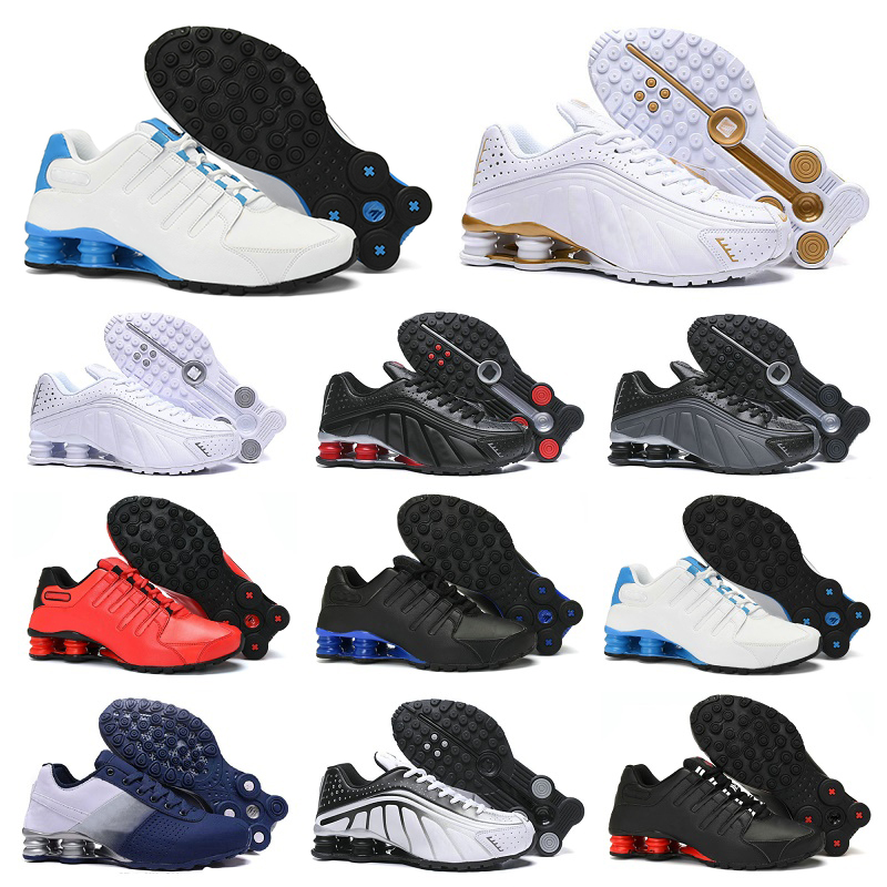 

shoxs Ride running shOes Mens SHOXS 809 Avenive OZ R4 301 Triple OG Multi Black Matte white red pink green Metallic Silver Racer outdoor trainers sports sneakers, Shoes lace