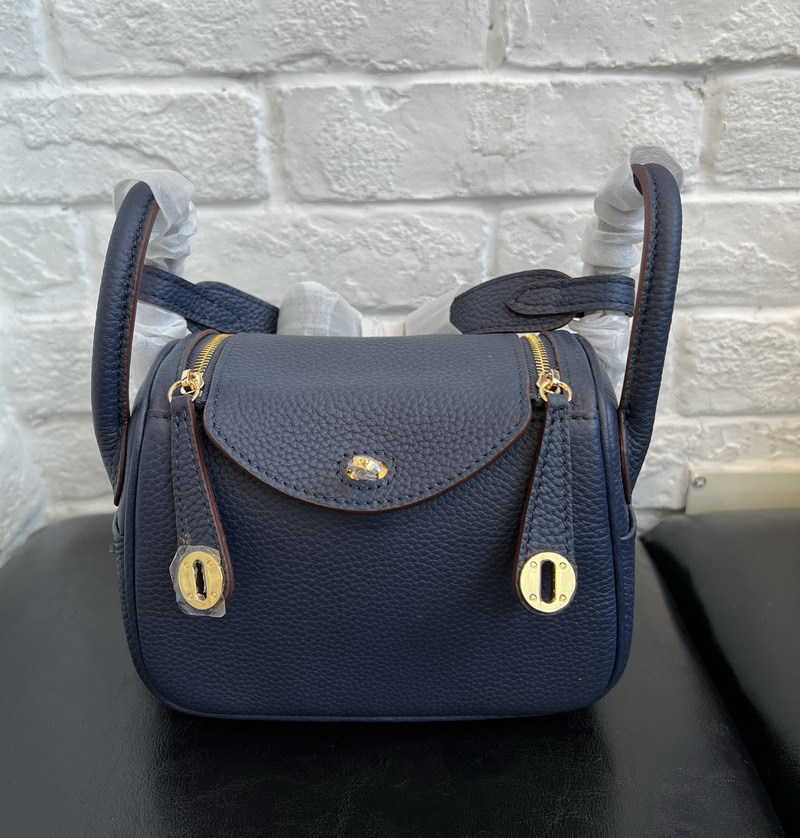 

Bags Original Designer 2023 Luxury new h family shrunken leather head layer cow Lindys bag doctor medicine box portable shoulder women's 16 G3QF, Yellow8