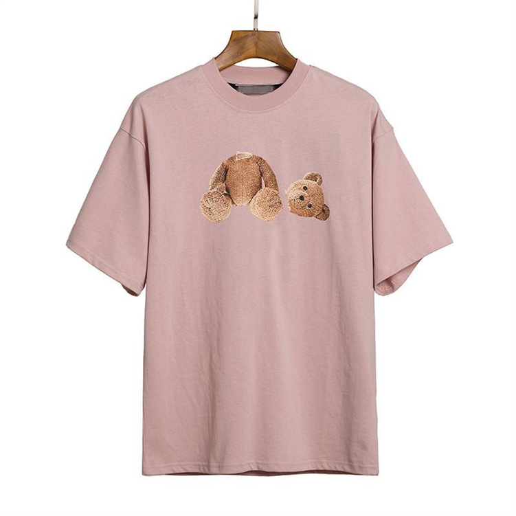 

23s sleeveless t shirt, PA Men Womens palm T-shirts Mans Stylist Tee Guillotine Bear palms Printed Short Sleeve Truncated Bears Angles Tees angel t shirt y129