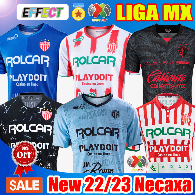 

New 2023 Club Necaxa Soccer Jerseys 22/23 Home Away Third Special Blue Thailand Quality LIGA MX Kit 2022 Jersey Football Uniform Shirts, Necaxa 2022 home