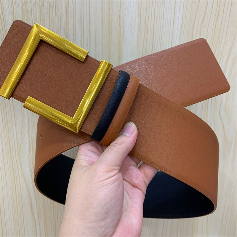 

Luxurys Belts Designer Brands Leather Cintura Fashion Golden Letters Buckle Waistbands For Men Women 7.0cm Width Casual Vintage Ceintures
