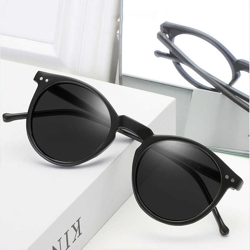 

Sunglasses Vintage Black Round Sunglasses Women Brand Designer Polarized Sun Glasses Men High Quality Luxury Outdoor Driving Oculos De Sol Z0309