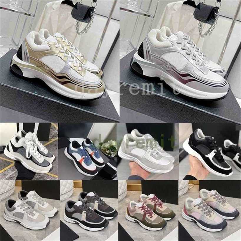 

Designer Sneakers Calfskin Casual Shoes Reflective Shoes Vintage Suede Leather Trainers All-match Stylist Sneaker Patchwork Leisure Platform Lace-up Print8GK8