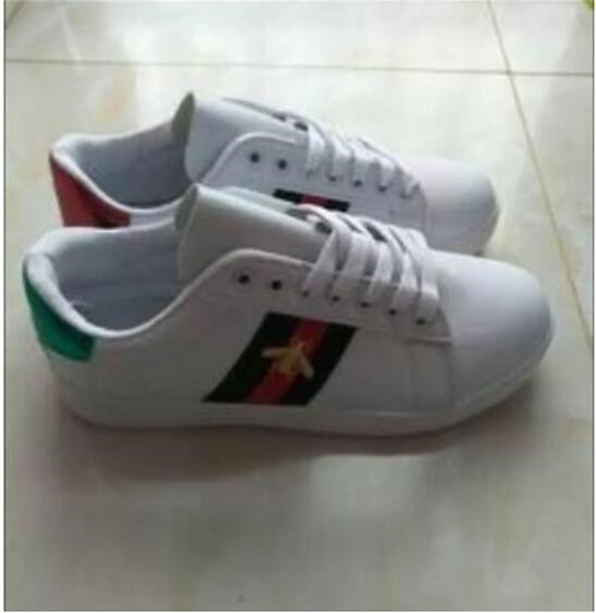 

classic Trainers Embroidered Shoes Men Sneakers Designer Casual Hembroidery white shoes women Fashion breathable wild sports Dress flat size 36-44