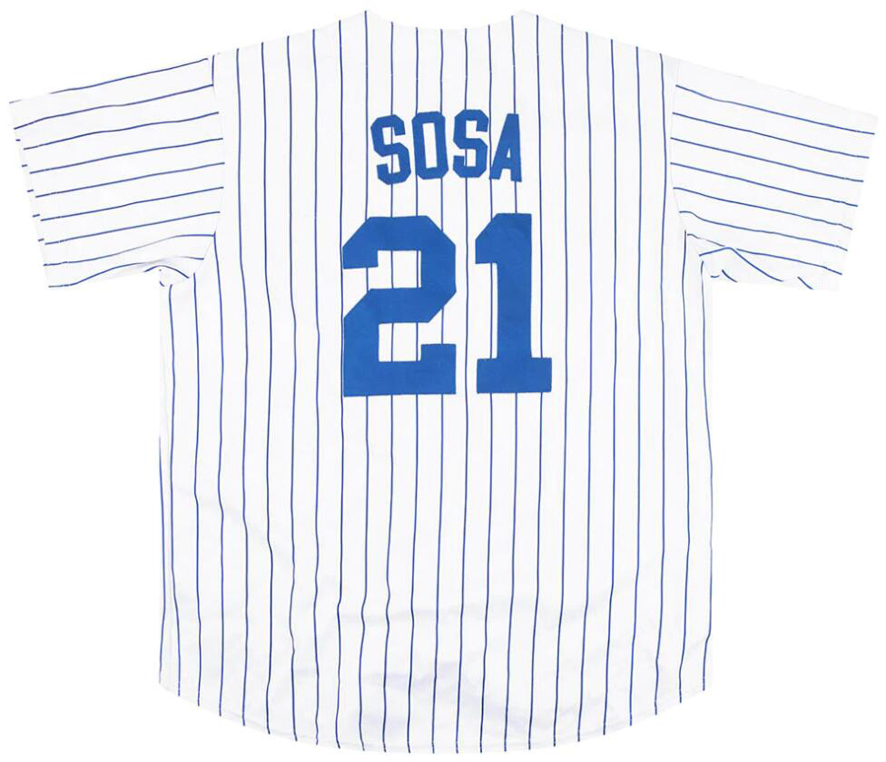 

Stitched Baseball Jerseys 21 Sammy Sosa Mitchell Ness jersey 2004 Men Women Youth S-4XL retro jersey
