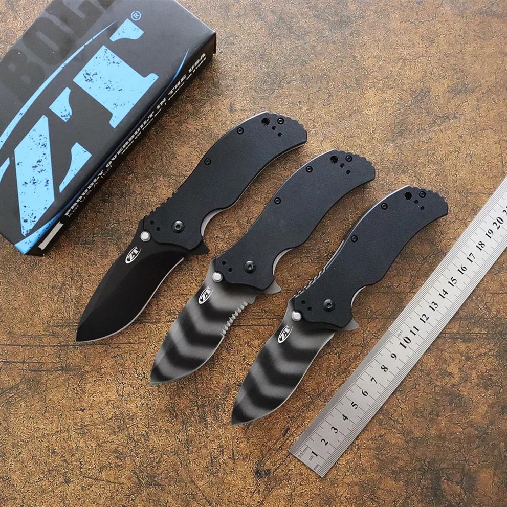 

ZT 0350 Outdoor Folding Knife S30V Blade G10 Handle EDC TOOL Self-defense Tactical Knives Camping Knife3276